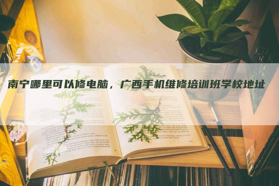 南宁哪里可以修电脑，广西手机维修培训班学校地址